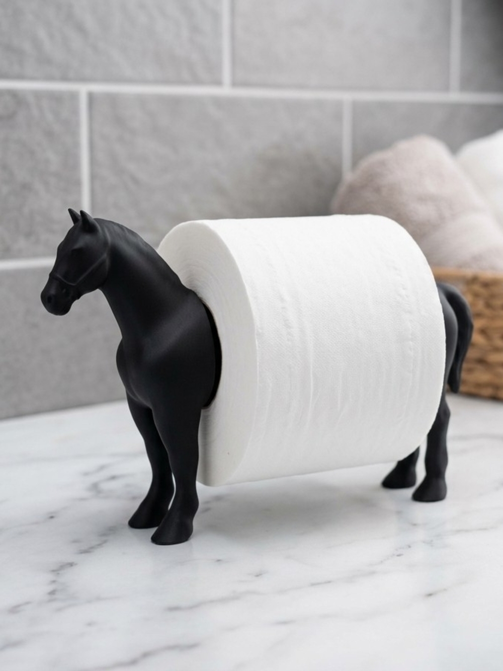 Horse Toilet Paper Holder - Decor
